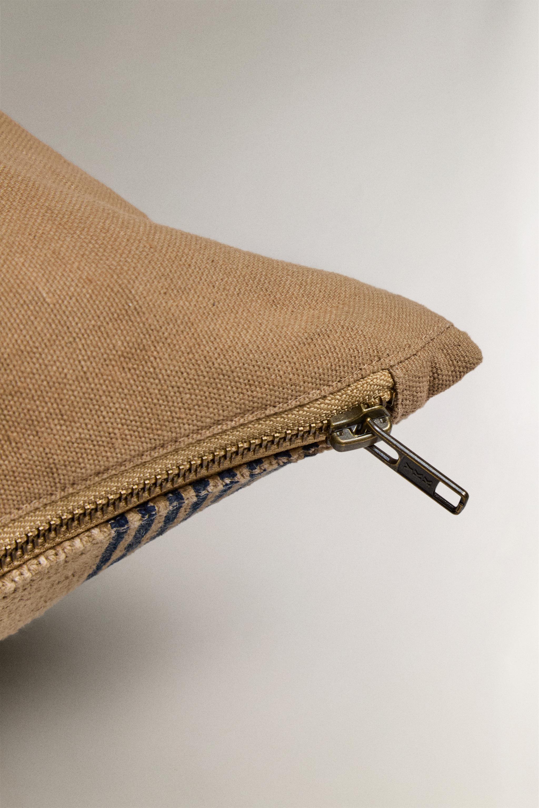 HOUSSE COUSSIN RAYURES